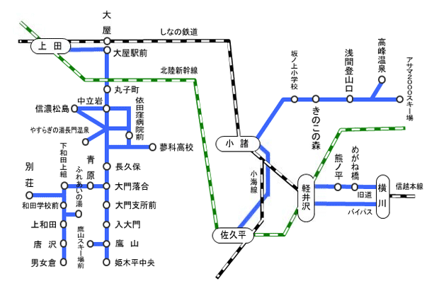 路線 時刻 表 関東 図 バス