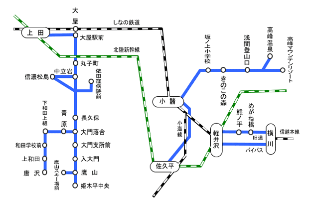 一般路線バス路線図